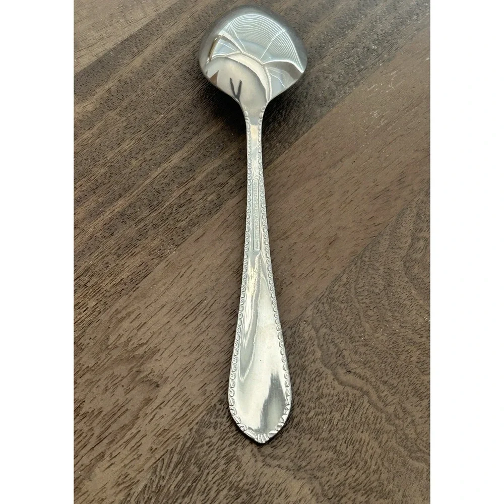 Reed & Barton Englefield Large Serving Spoon Stainless Glossy 8.5